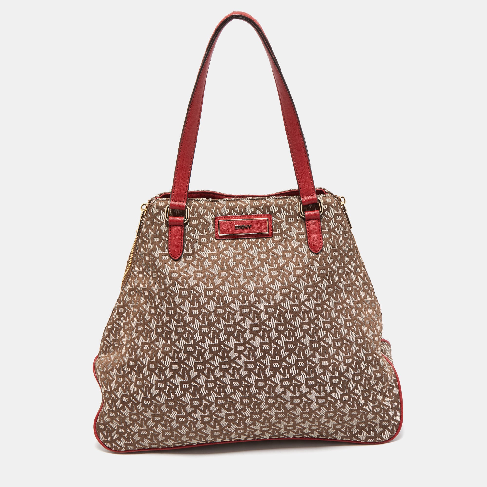 Dkny red tote outlet bag