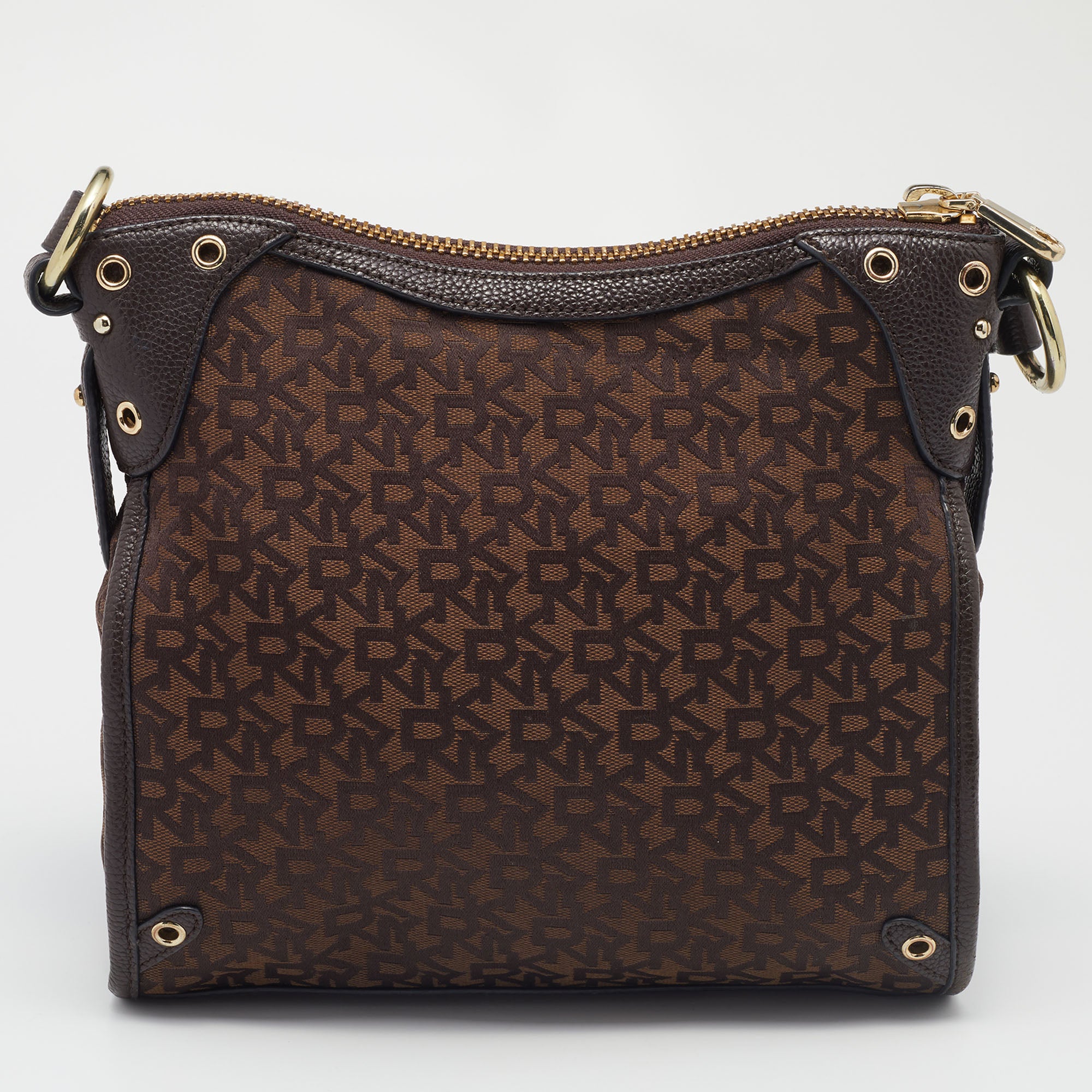 Vintage DKNY Womens Brown Leather Purse Shoulder Bag Shopper Tote | eBay