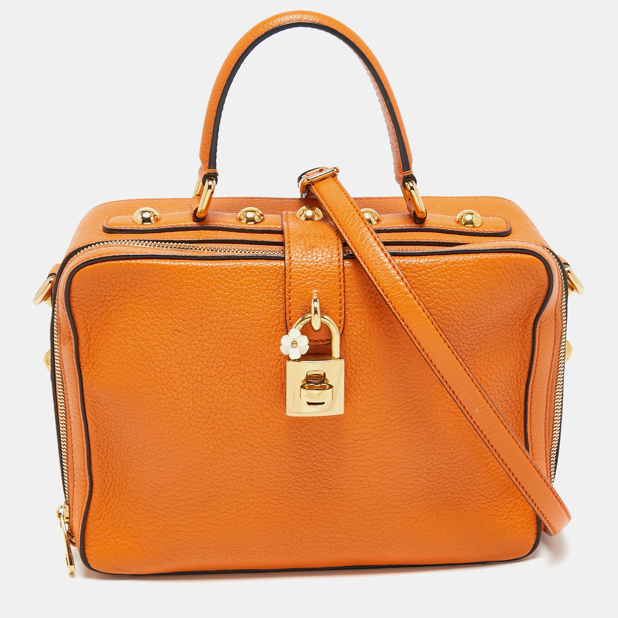 Orange dolce and 2025 gabbana bag