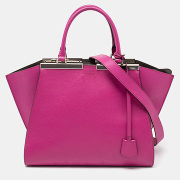 Fendi Pink Leather Medium 3Jours Tote