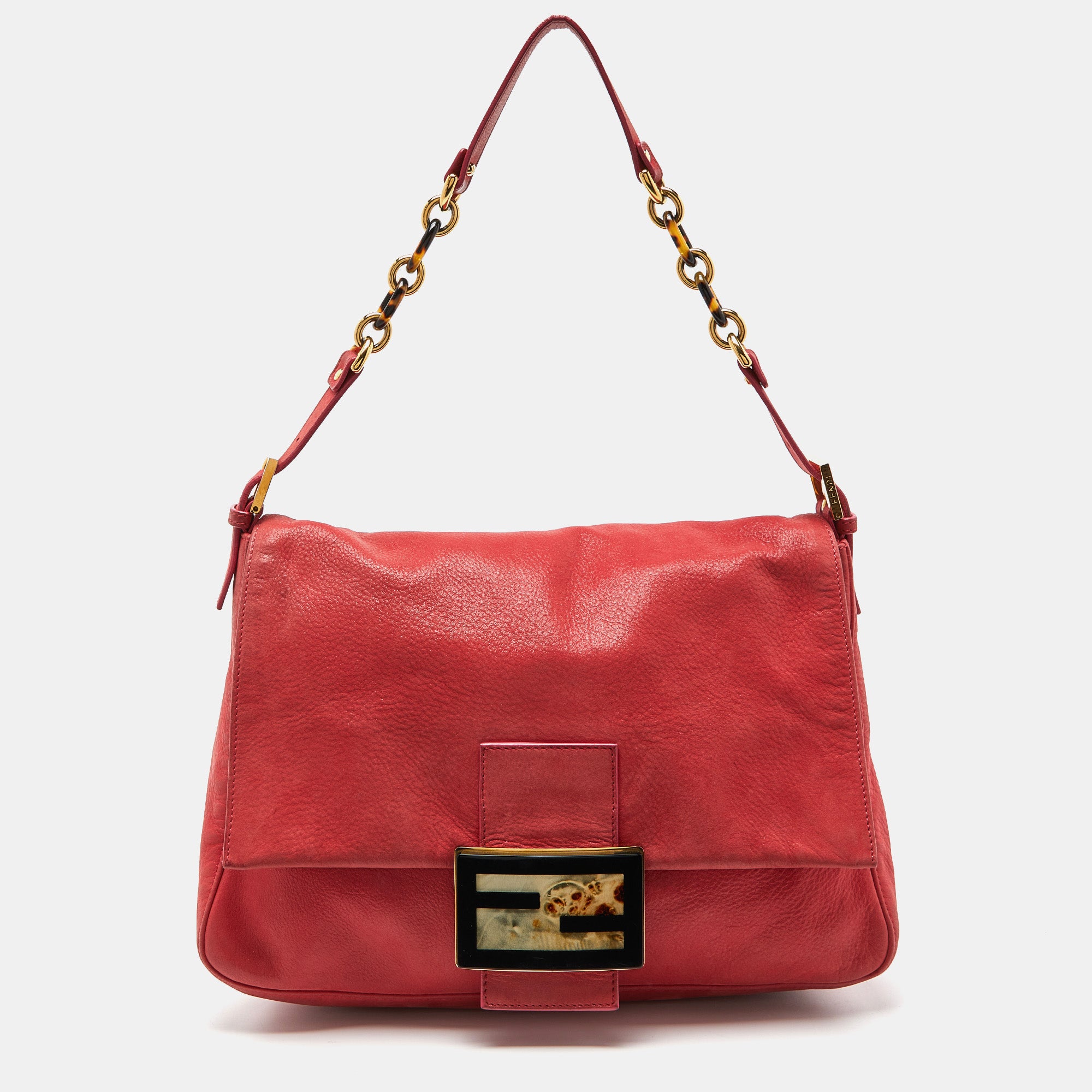 Fendi red 2025 shoulder bag