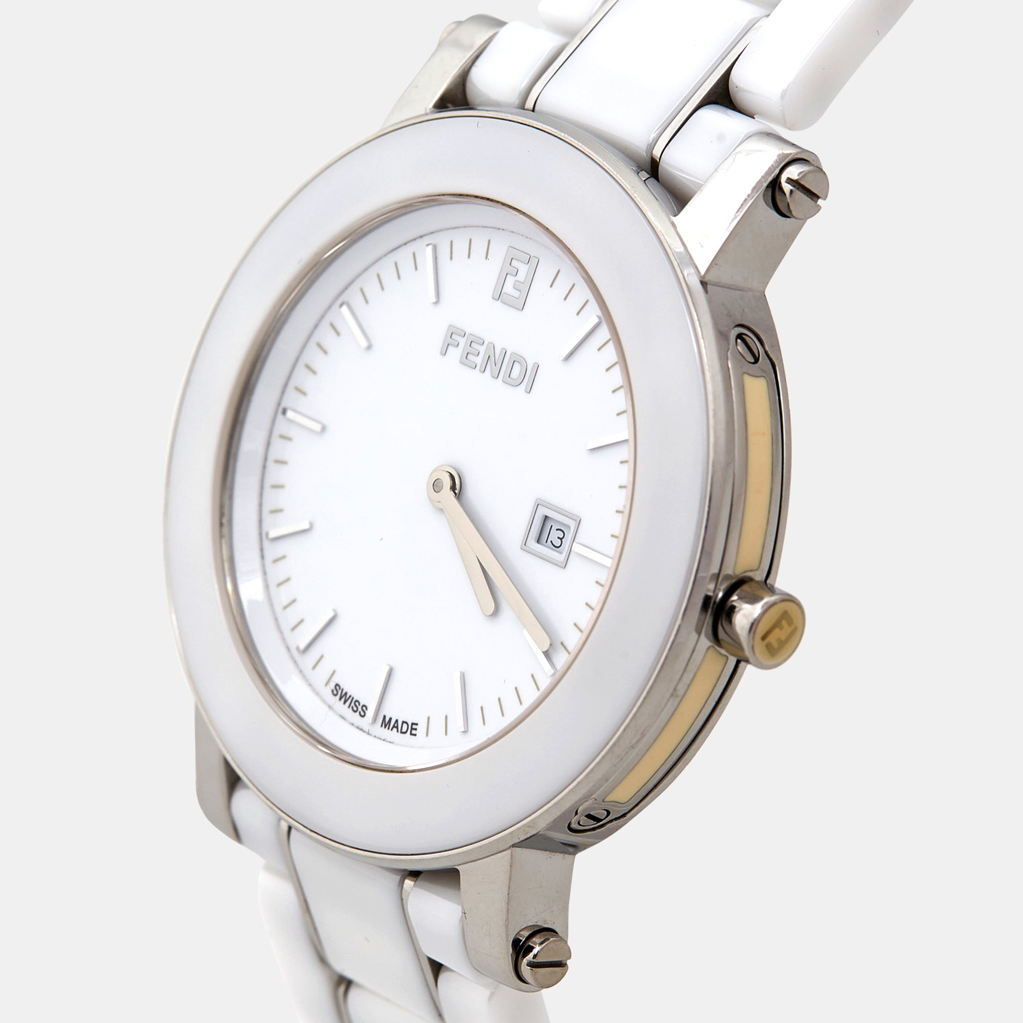 Fendi white outlet watch