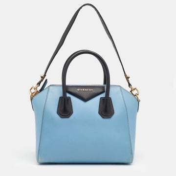 Givenchy Light Blue Leather Small Antigona Satchel