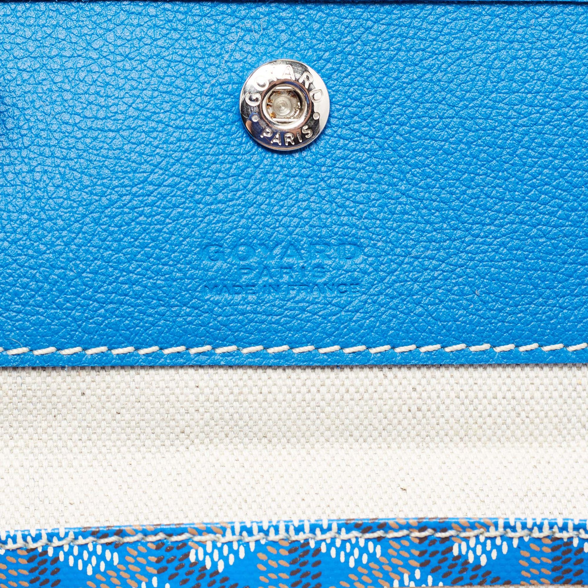 Saint-louis leather handbag Goyard Blue in Leather - 35349187