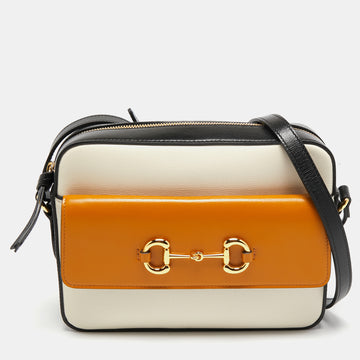 Gucci Tri Color Leather Small Horsebit 1955 Shoulder Bag