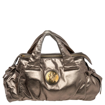 Gucci Metallic Gold Leather Hysteria Bag