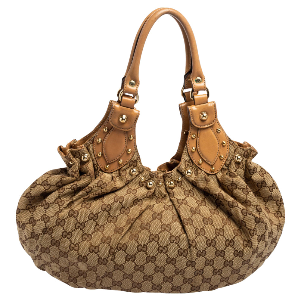 Gucci pelham best sale studded shoulder bag