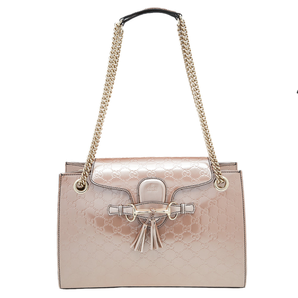 Rose gold gucci bag sale