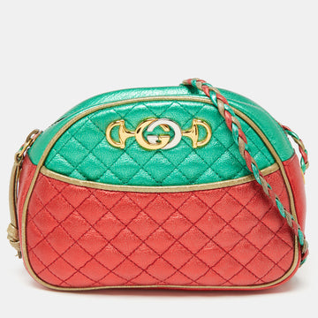 Gucci Multicolor Quilted Leather Mini Trapuntata Crossbody Bag