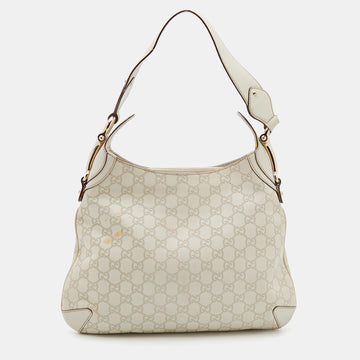 Gucci Off-White Guccissima Leather Creole Hobo