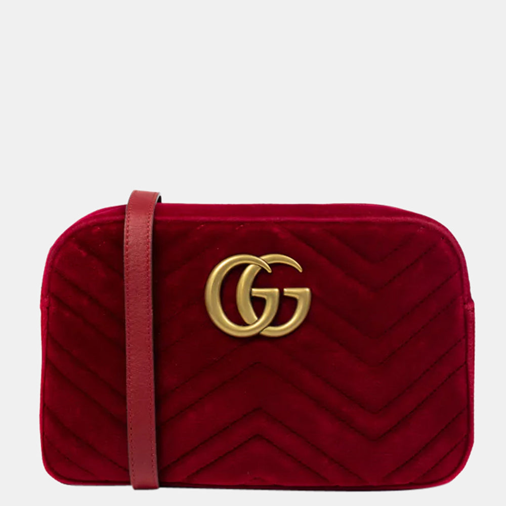 Red gucci 2024 camera bag