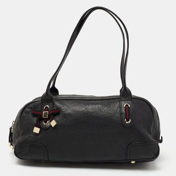 Gucci Black Leather Princy Bag