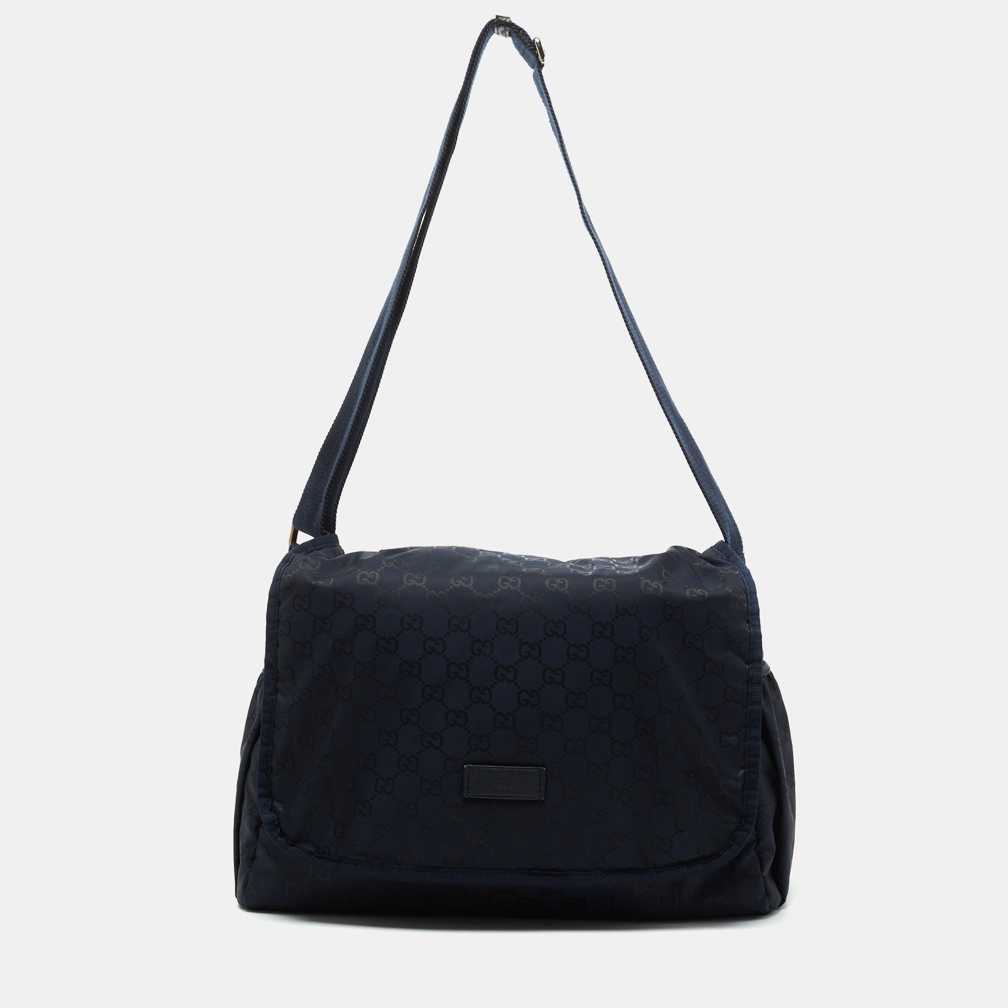 Blue gucci discount diaper bag