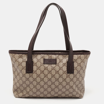 Gucci Beige/Ebony GG Supreme Canvas Small Joy Tote