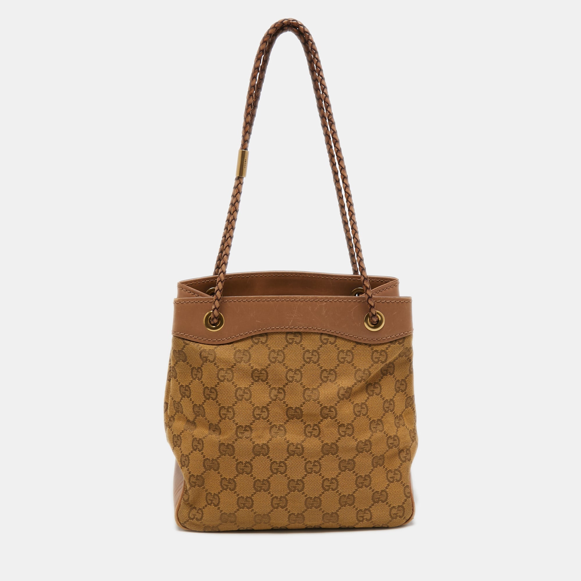 Gucci bag outlet with braided handle