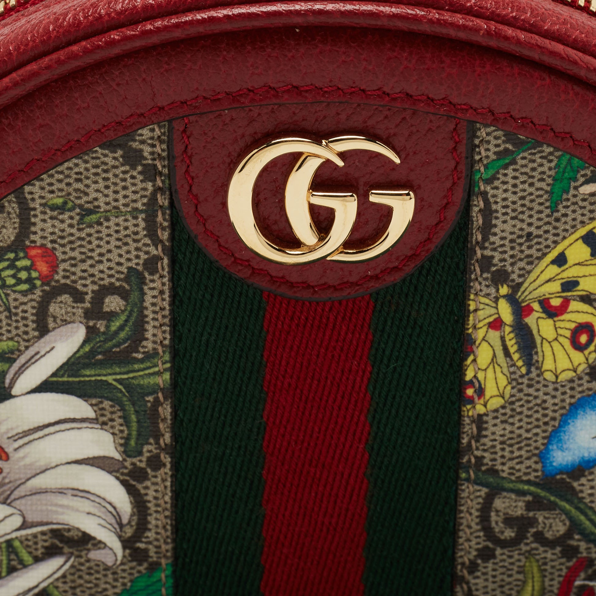 Gucci Multicolor Flora GG Supreme Coated Canvas and Leather Ophidia Belt  Bag Gucci