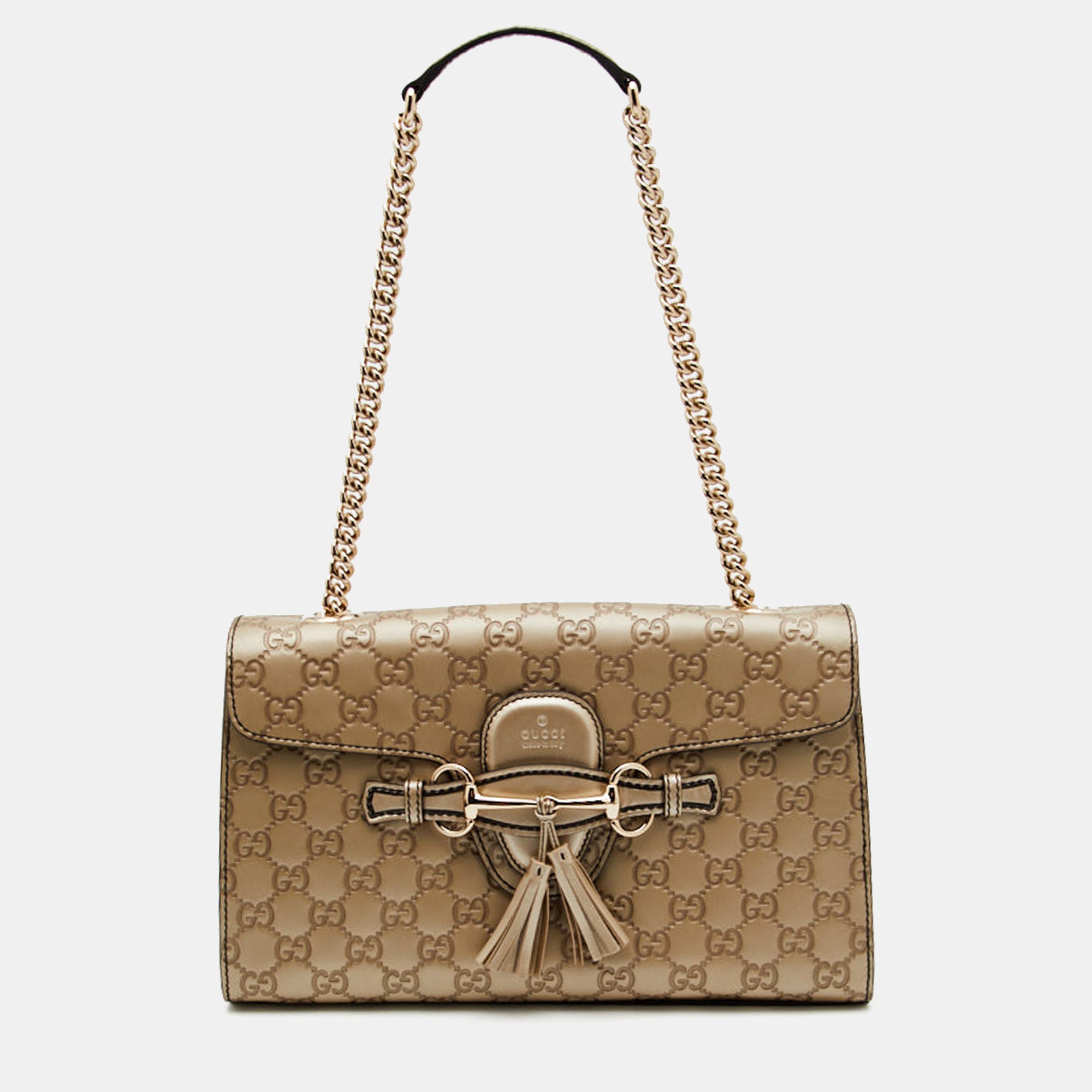 Gucci emily clearance guccissima mini