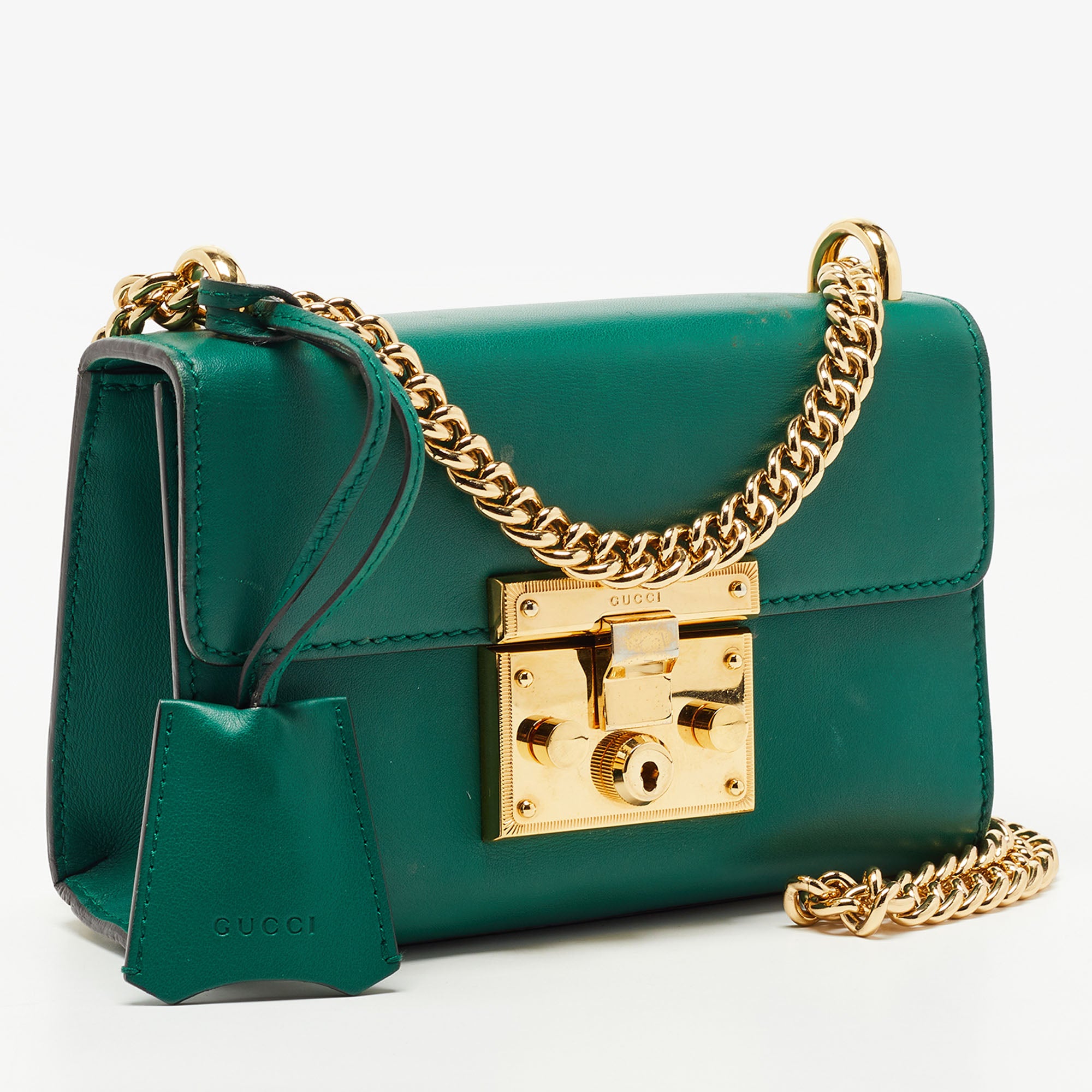 Gucci padlock shop green