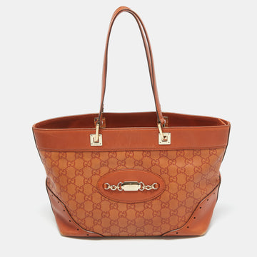 Gucci Brown Guccissima Leather Medium Punch Tote