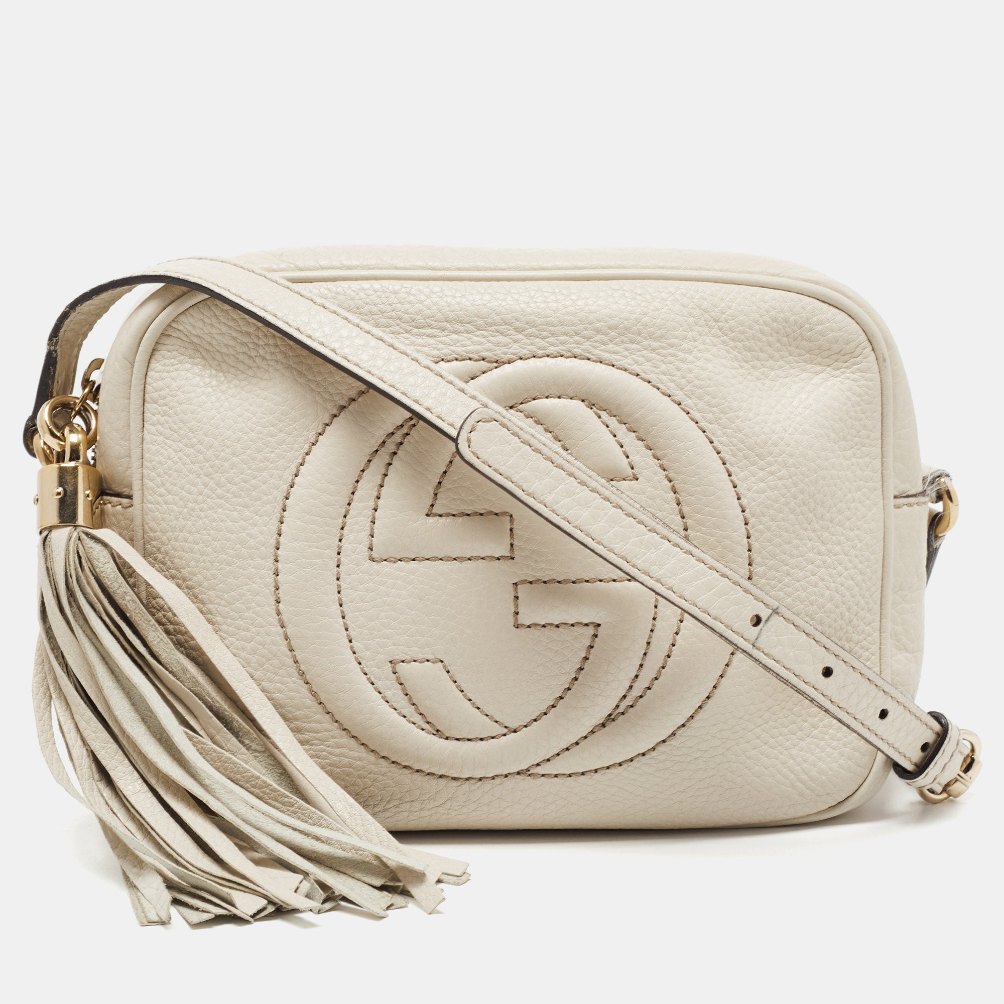 Gucci disco bag on sale cream