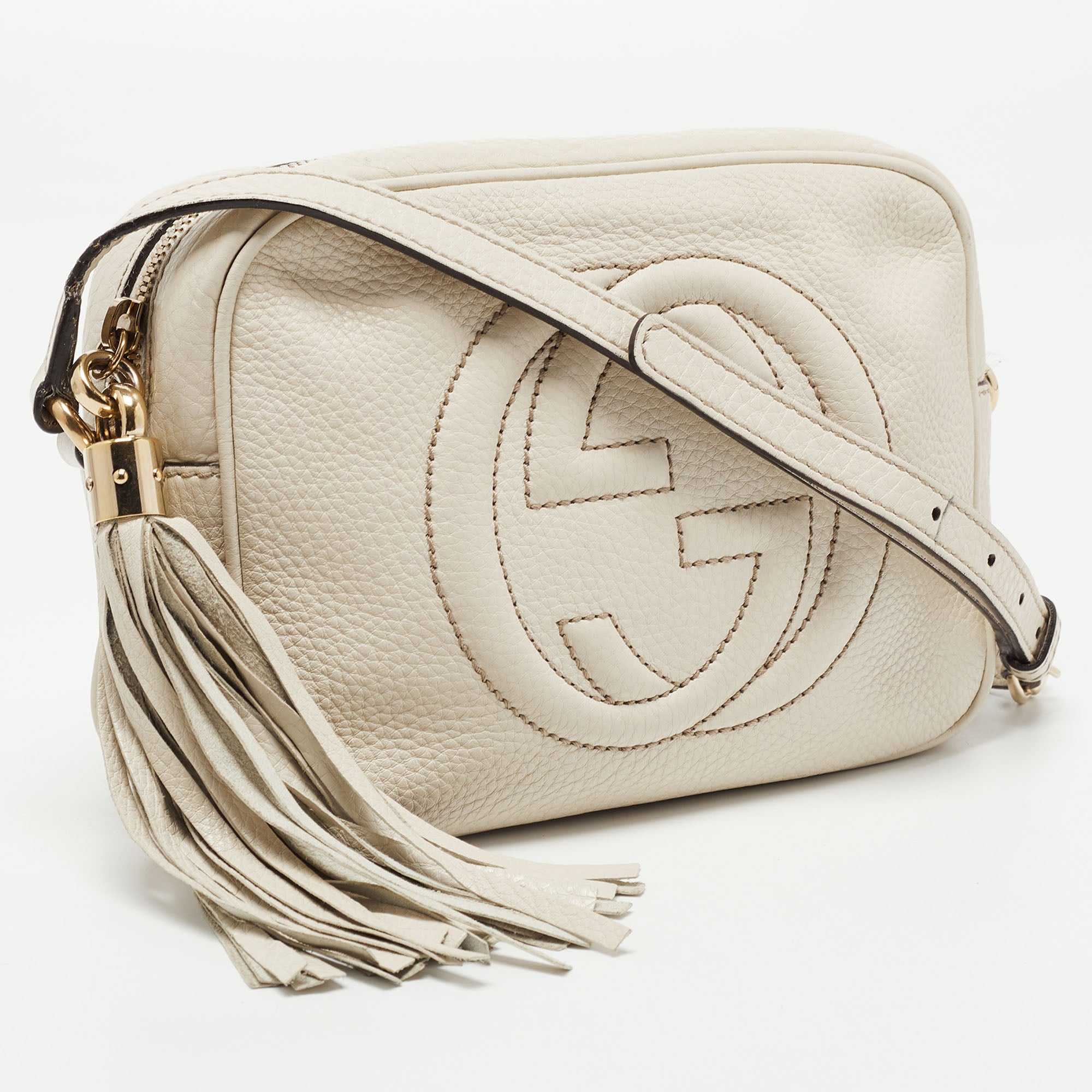 White gucci disco bag hot sale