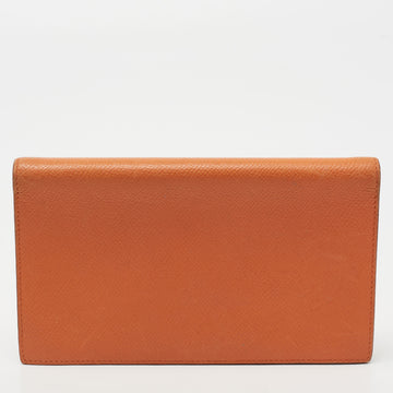 HERMES Orange Epsom Leather Vision II Simple Agenda Cover
