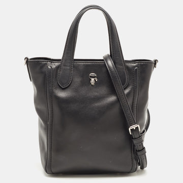 KARL LAGERFELD Black Leather Tote