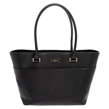 KATE SPADE Black Leather Groove Street Margareta Tote