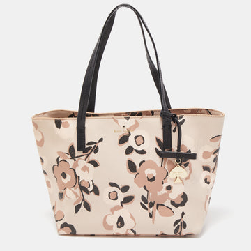 KATE SPADE Multicolor Floral Print Leather Hawthorne Lane Tote