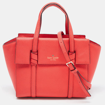 KATE SPADE Red Leather Abigail Tote