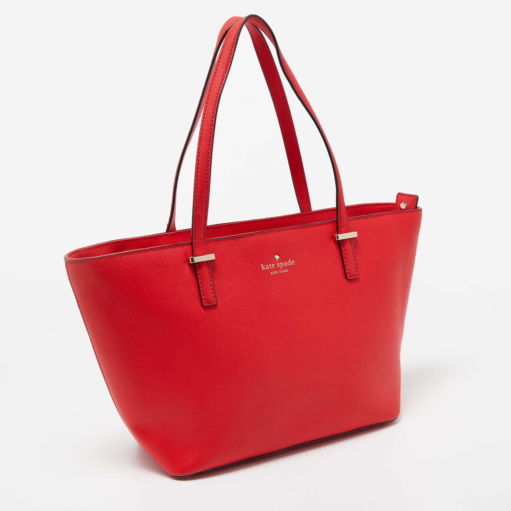 Kate Spade NY Purse, Red Leather Handbag, Leather Bag, Designer Handbag -   Singapore