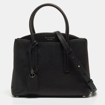 KATE SPADE Black Leather Margaux Tote