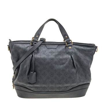 Louis Vuitton Anthracite Mahina Leather Stellar GM Bag