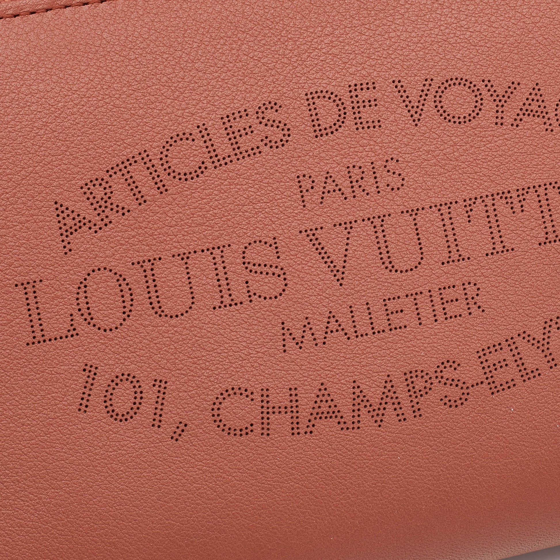 Louis Vuitton Brick Red Leather Article De Voyage Zippy Wallet Louis Vuitton