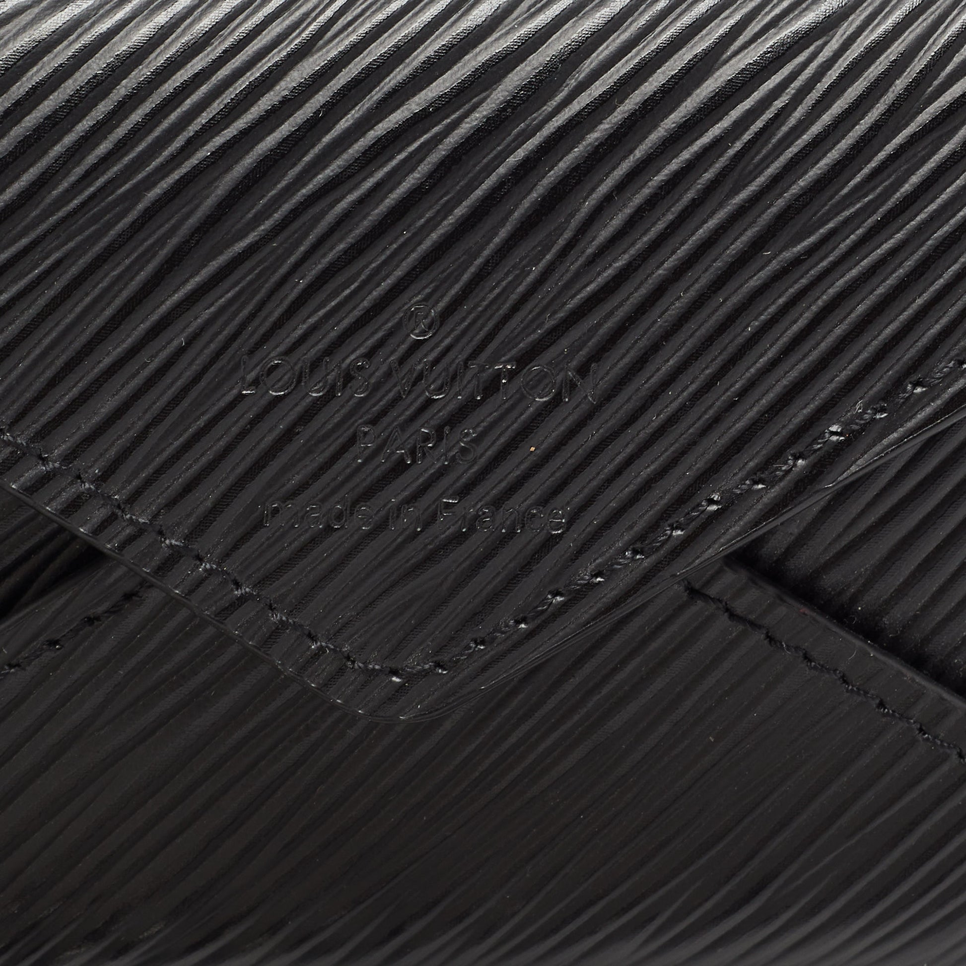 Louis Vuitton Black Epi Leather LV Pop Kirigami Necklace Louis Vuitton