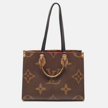 LOUIS VUITTON Reverse Monogram Canvas Giant Onthego MM Bag