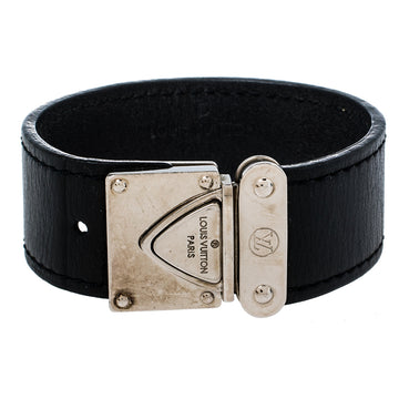 Louis Vuitton Edge It Women's Men's Bracelet M6594E Leather