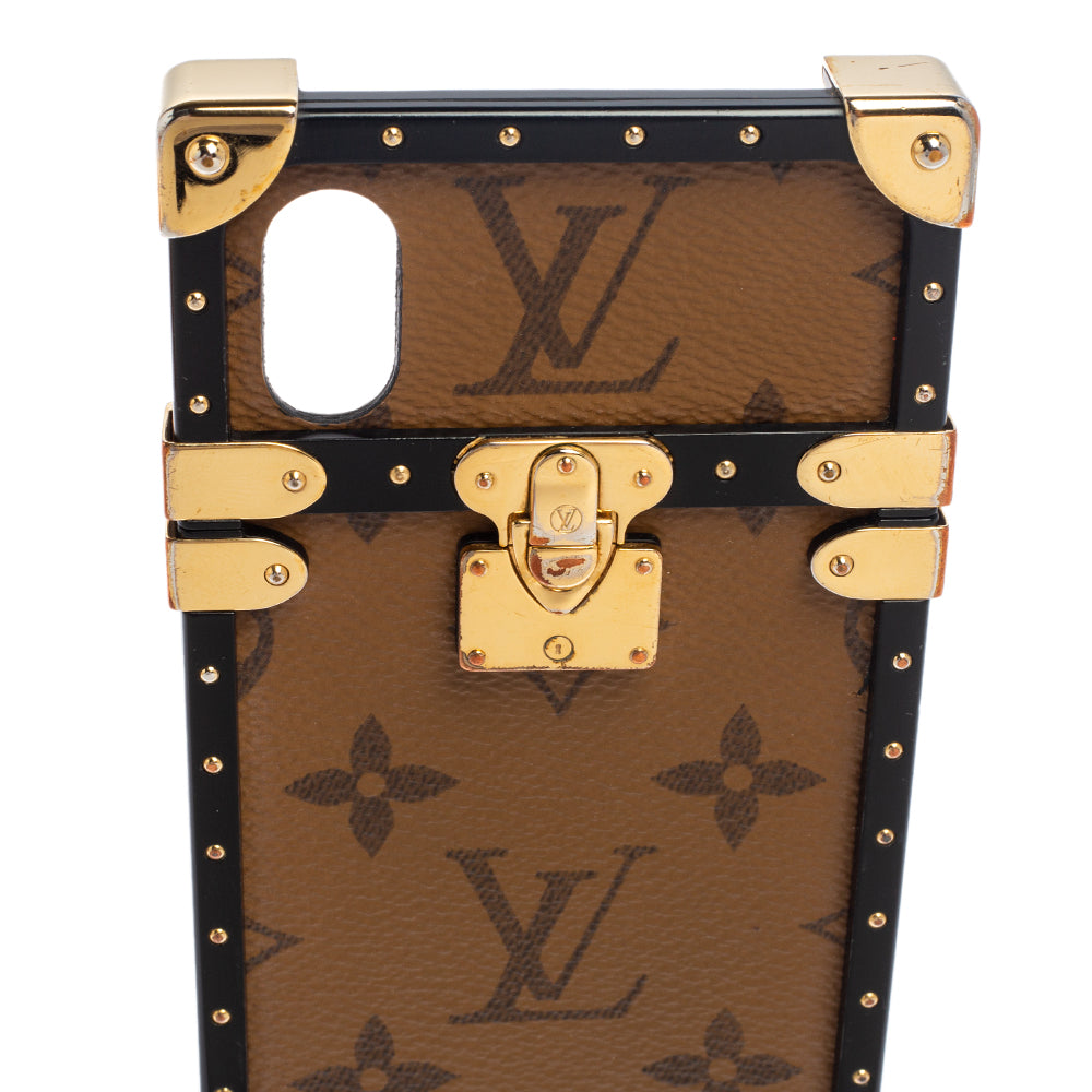 Louis Vuitton Monogram Reverse Eye Trunk iPhone X Xs Crossbody