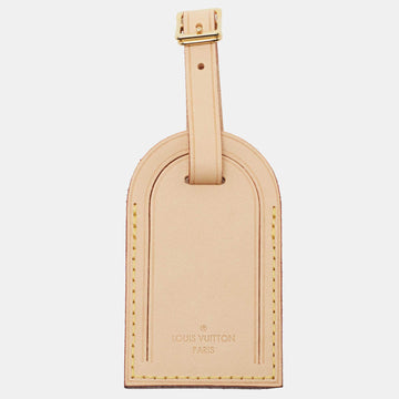 LOUIS VUITTON Vachetta Leather Luggage Name Tag