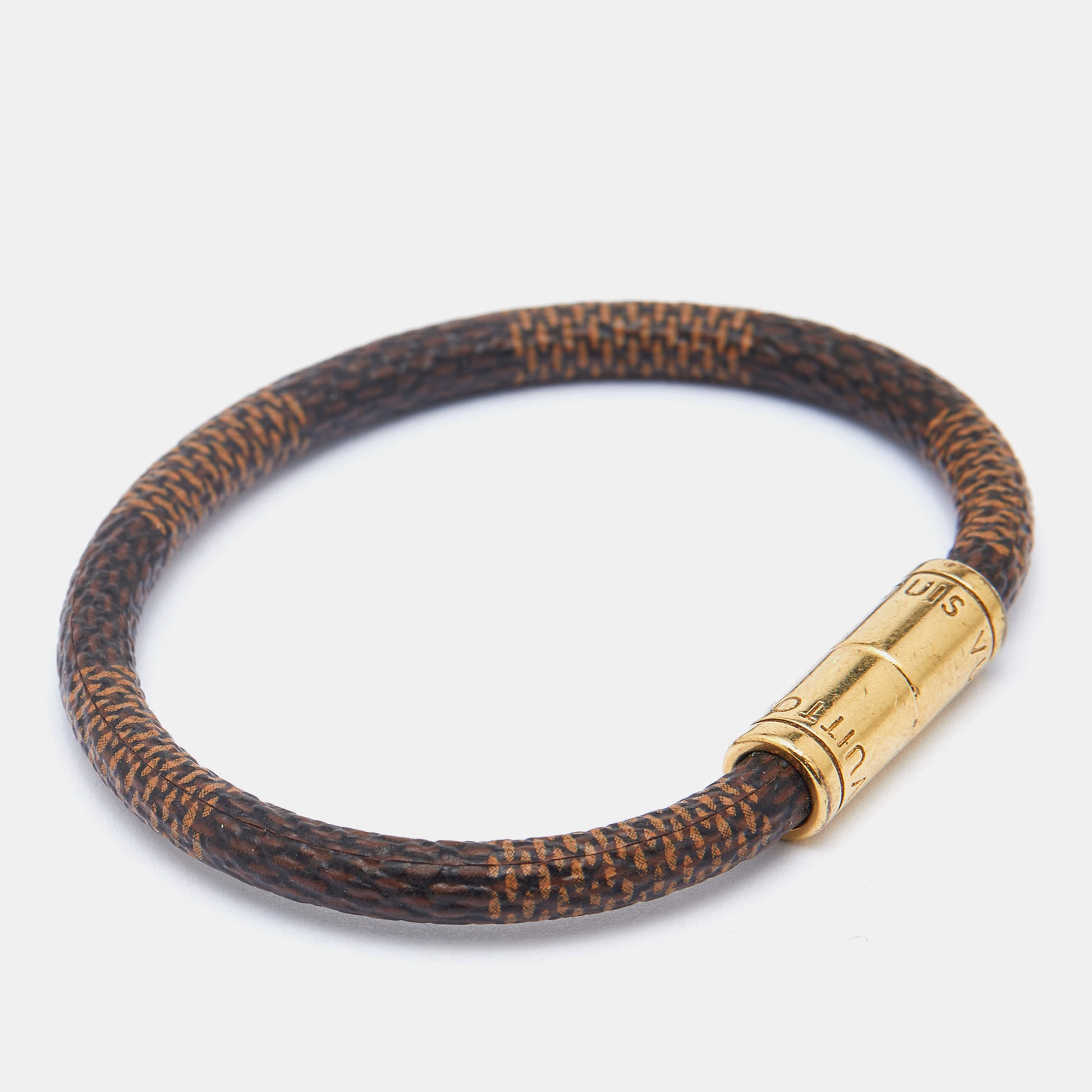 Louis Vuitton Keep It Bracelet - Brown, Brass Wrap, Bracelets - LOU750226