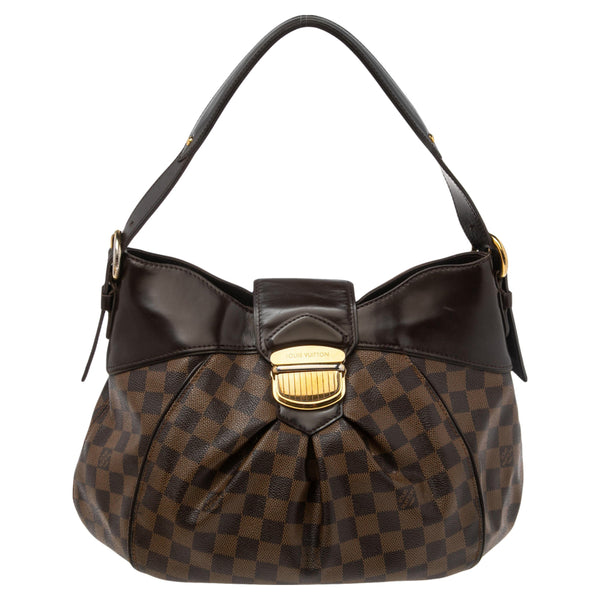 LOUIS VUITTON DAMIER EBENE CANVAS SISTINA PM HANDBAG - My Luxury