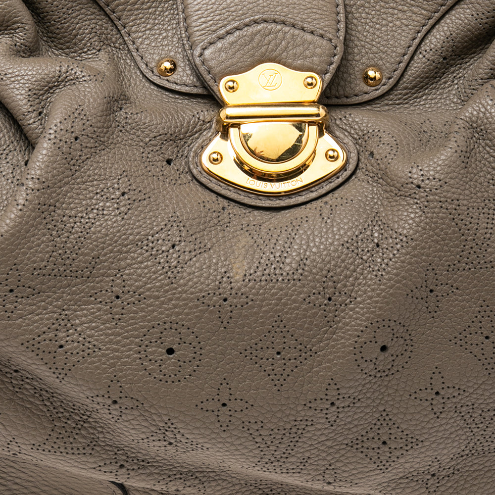 Louis Vuitton Taupe Mahina Leather Solar GM Bag - Yoogi's Closet