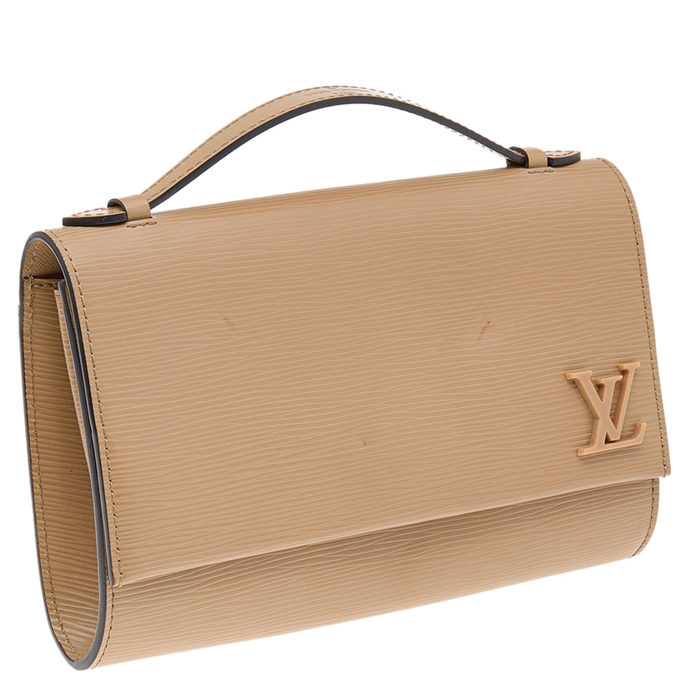 Carry all leather handbag Louis Vuitton Beige in Leather - 35627856