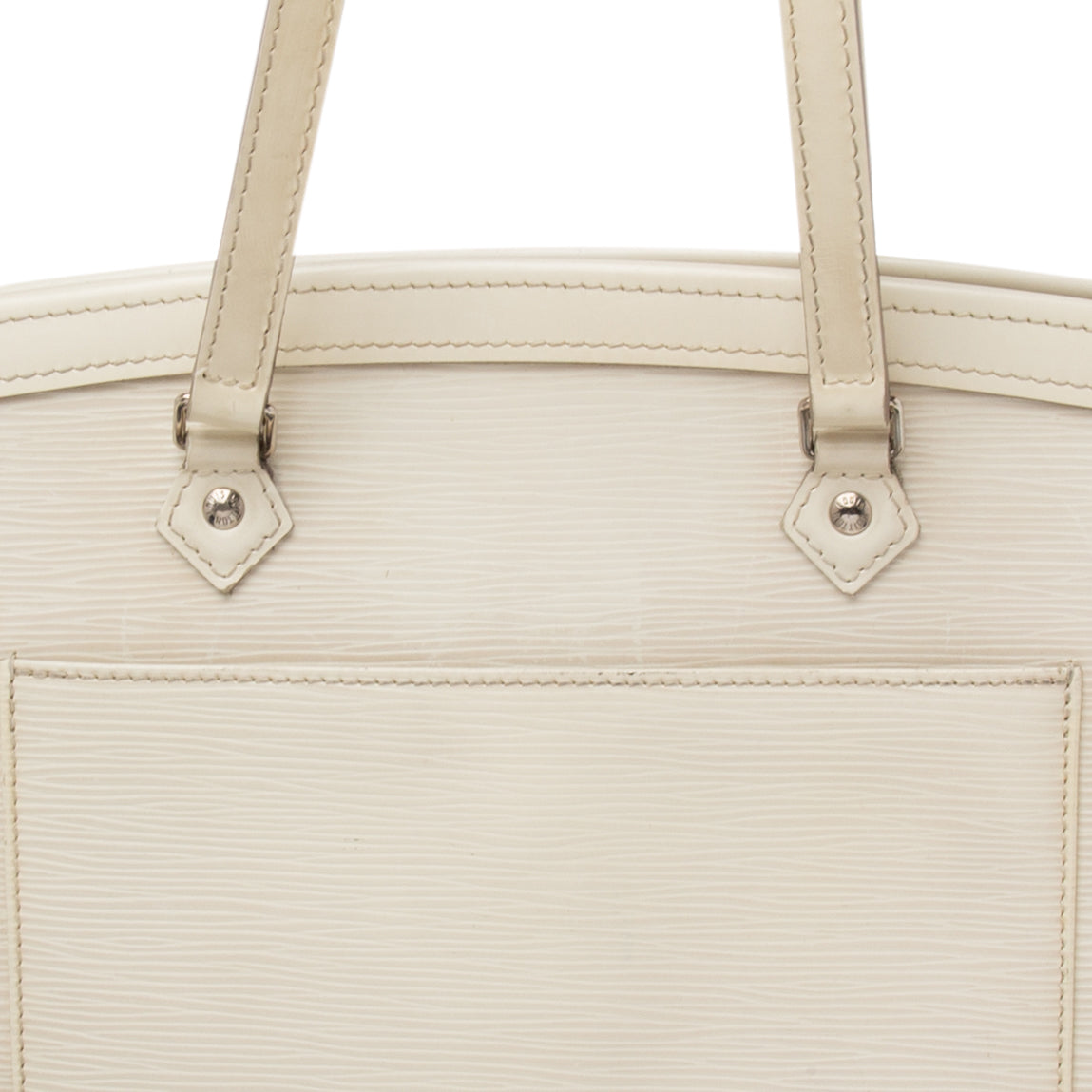 Louis Vuitton Louis Vuitton Madeleine GM White Epi Leather Shoulder