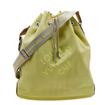 Louis Vuitton Green Damier Geant Volunteer Drawstring Neo Bag