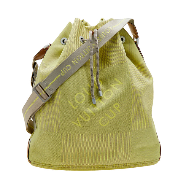 Louis Vuitton Volunteer Green Canvas Shoulder Bag (Pre-Owned)