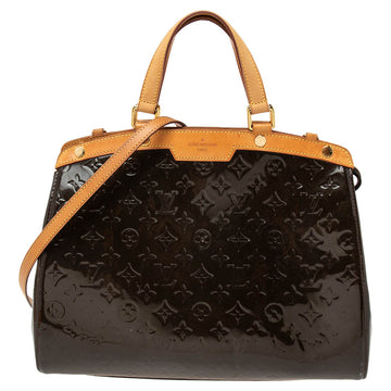 Louis Vuitton Terre D’Ombre Monogram Vernis Brea GM Bag