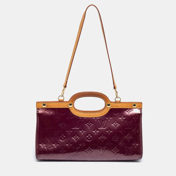 Louis Vuitton Violette Monogram Vernis Roxbury Drive Bag