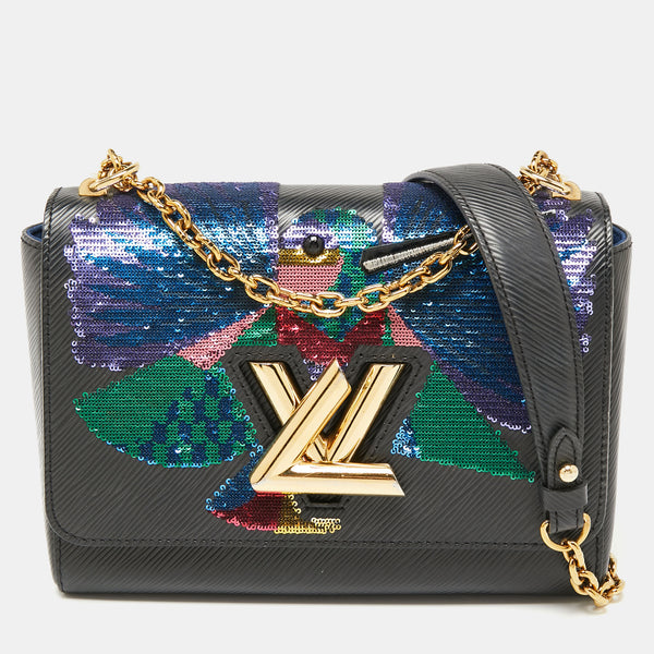 Louis Vuitton EPI Sequin Bird Twist Chain Wallet