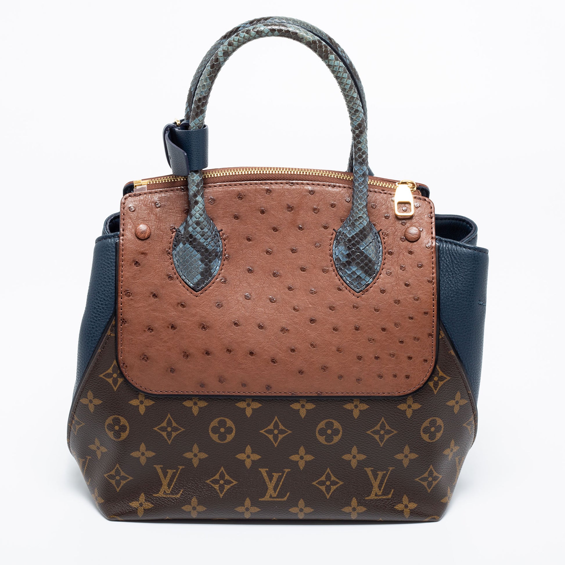 Louis Vuitton - Exotique Monogram Ostrich Python Majestueux - mm Bag